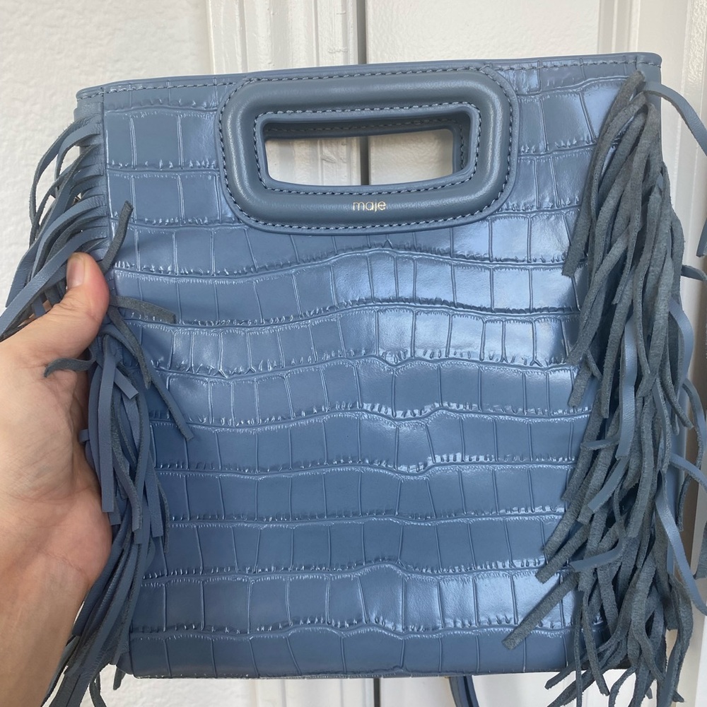Maje fringe bag, like new